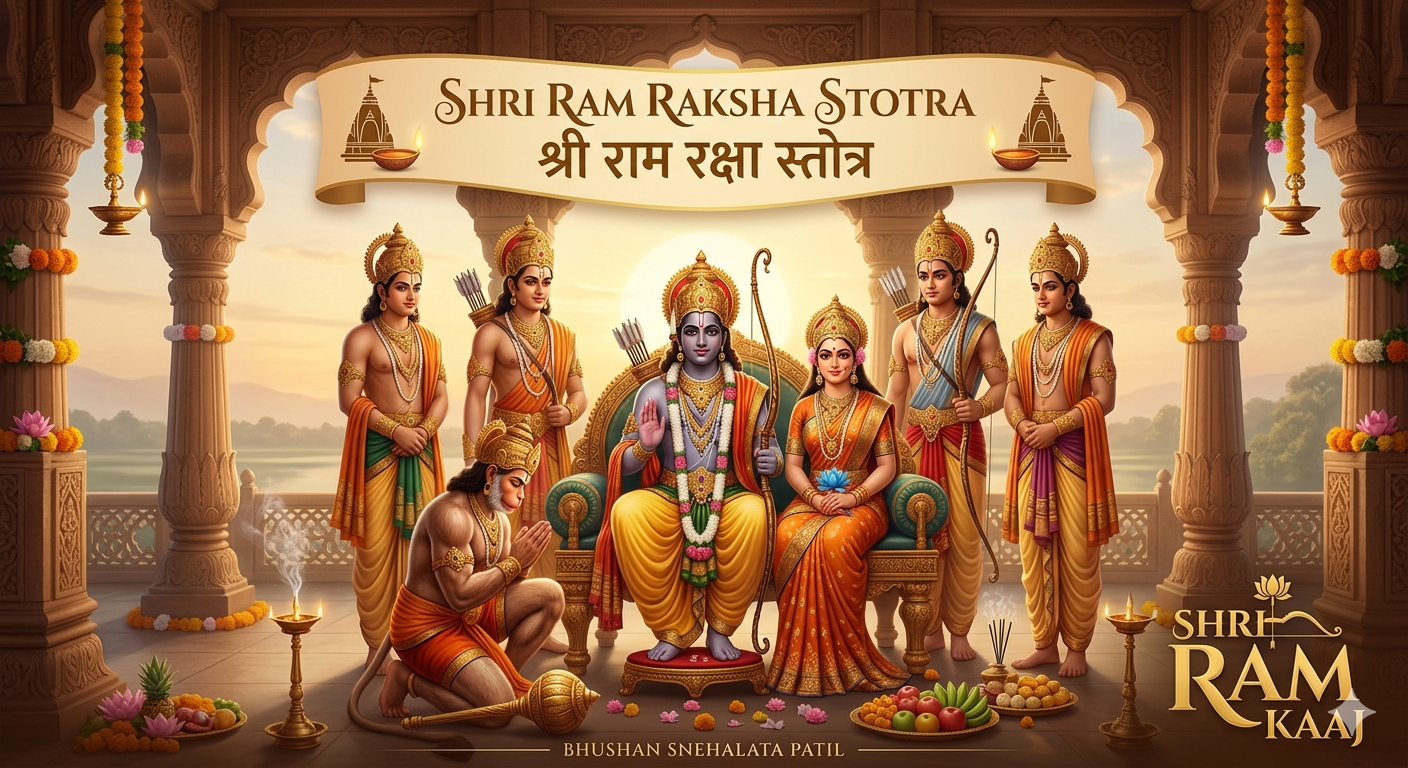 Shri Ram Raksha Stotra Lyrics Meaning Benefits